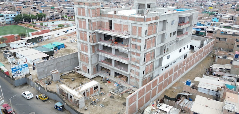 Áncash: Hospital Progreso supera el 50% de avance con una inversión superior a S/ 106 millones