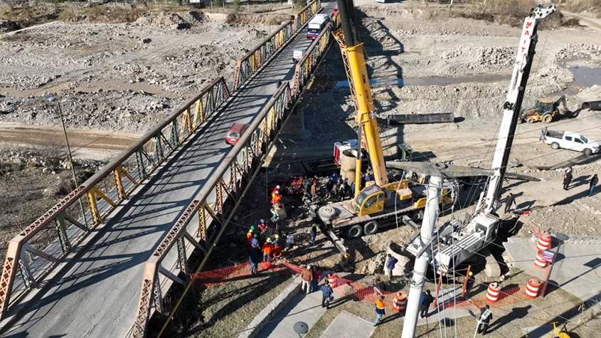 Argentina: Inician construcción de puente sobre el río Vaqueros en Salta