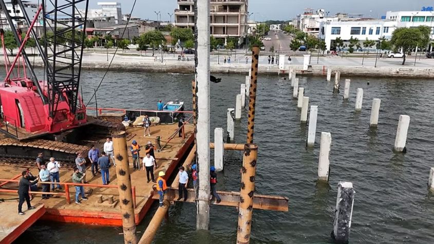 construcción de muelle