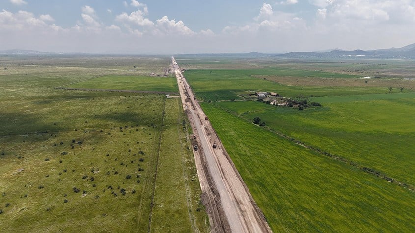 construcción de tren