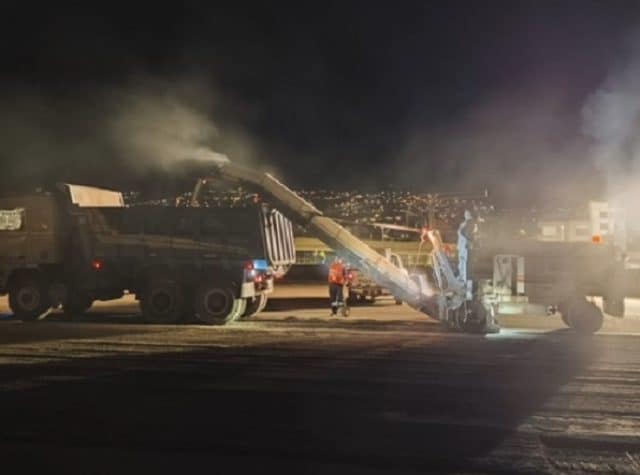Cusco: Realizan mantenimiento en la pista de aterrizaje del Aeropuerto Velasco Astete
