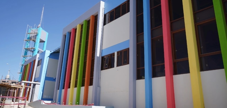 Cusco: Institución Educativa María Auxiliadora alcanza el 72% de avance y será entregada en los próximos meses