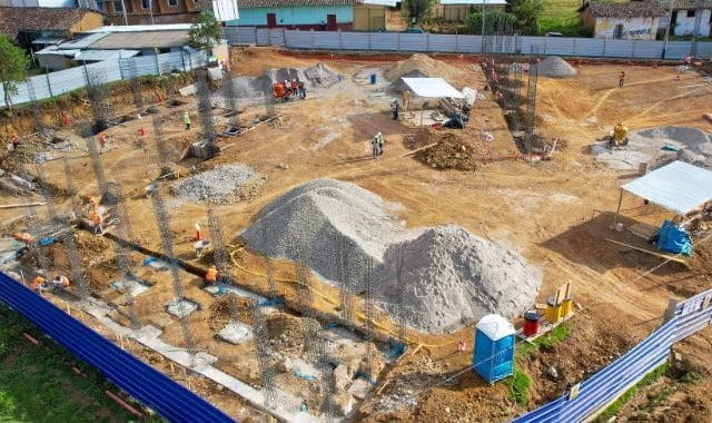Cajamarca: Avanza construcción del Moderno Polideportivo en Condebamba