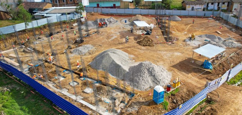 Cajamarca: Avanza construcción del Moderno Polideportivo en Condebamba