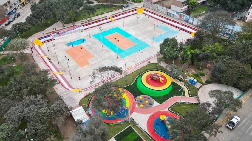 San Juan de Lurigancho: Parque Concordia alcanza el 90% de avance en la Urb. Las Flores