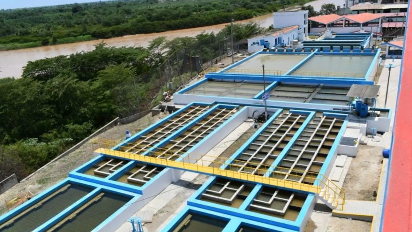 Obra de saneamiento en Tumbes