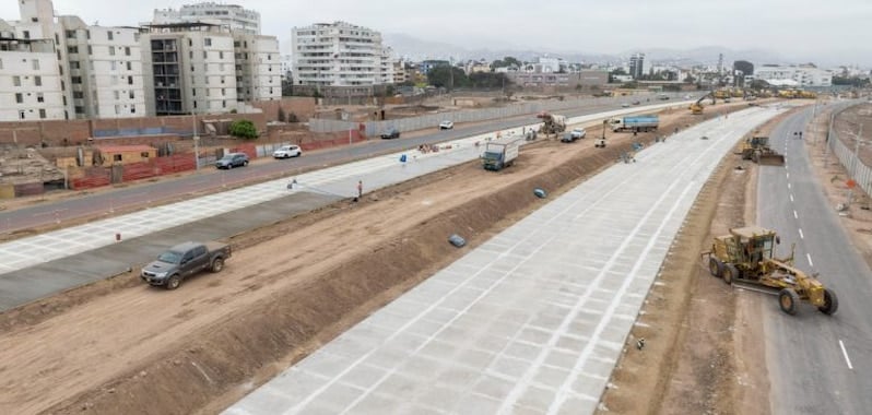 Vía Expresa Sur supera el 90% de avance: Primera etapa está lista para su inauguración