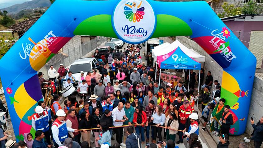 inauguración de vía