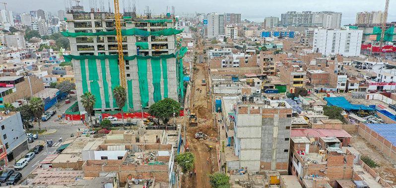 San Miguel: Modernización de la Av. Libertad supera el 60% de avance