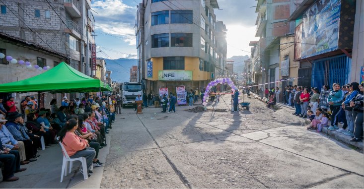 Abancay mejora avenidas Chile y Brasil con obras de interconexión urbana