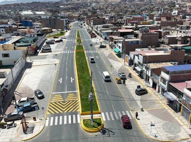 Arequipa: Culminan obras de mejoramiento en la Av. Panamericana