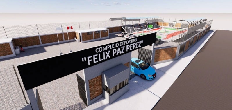Complejo deportivo Félix Paz Pérez en Chiclayo