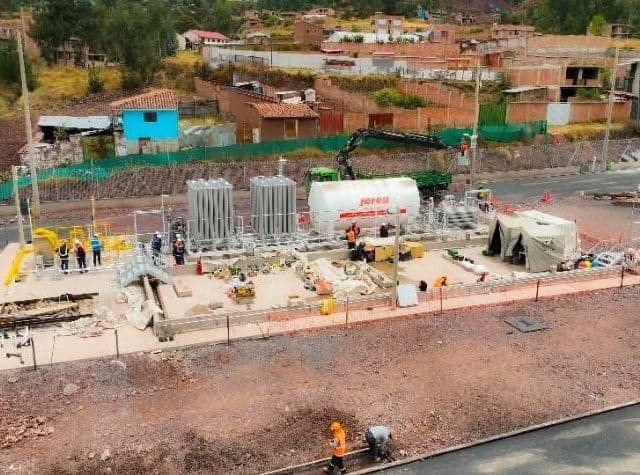 Cusco: Concluye construcción de planta de regasificación y se inicia instalación de redes de gas en 1,000 domicilios