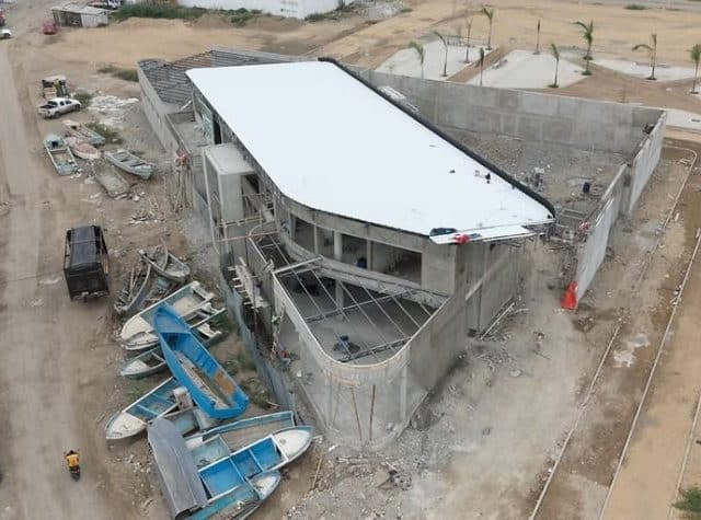 Ecuador: Construcción de la Casa del Pescador en Puerto Bolívar entra en su etapa final