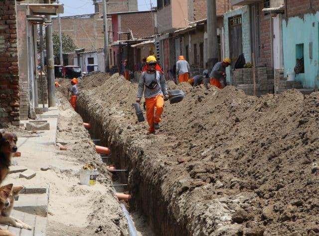 Piura: Avanzan rehabilitación de redes de agua y alcantarillado en Catacaos