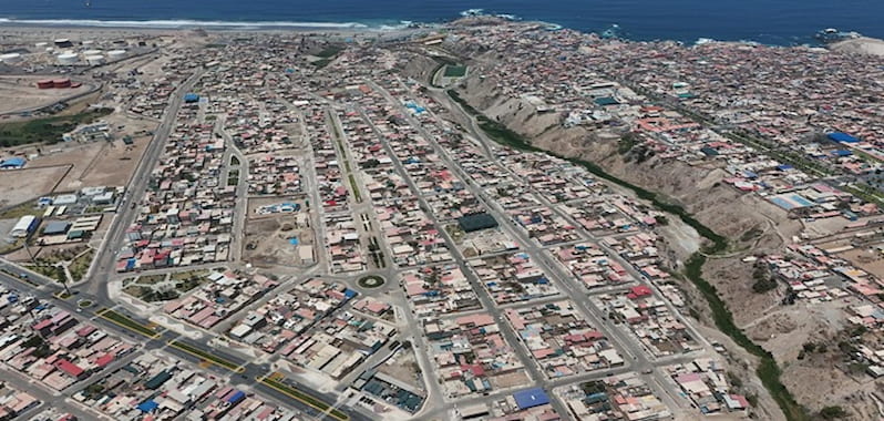 Infraestructura vial en Mollendo, Arequipa