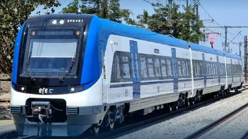 inicio oficial a las obras en superficie del proyecto Tren Santiago–Batuco