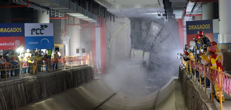 Tuneladora Delia culmina excavación en la Línea 2 del Metro de Lima, marcando un avance clave en la infraestructura subterránea del país.