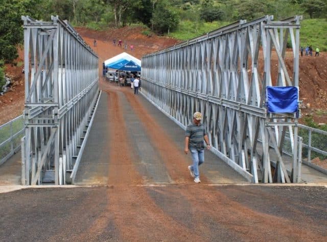 Panamá: Inauguran puente modular sobre el río Piedra en Cañazas