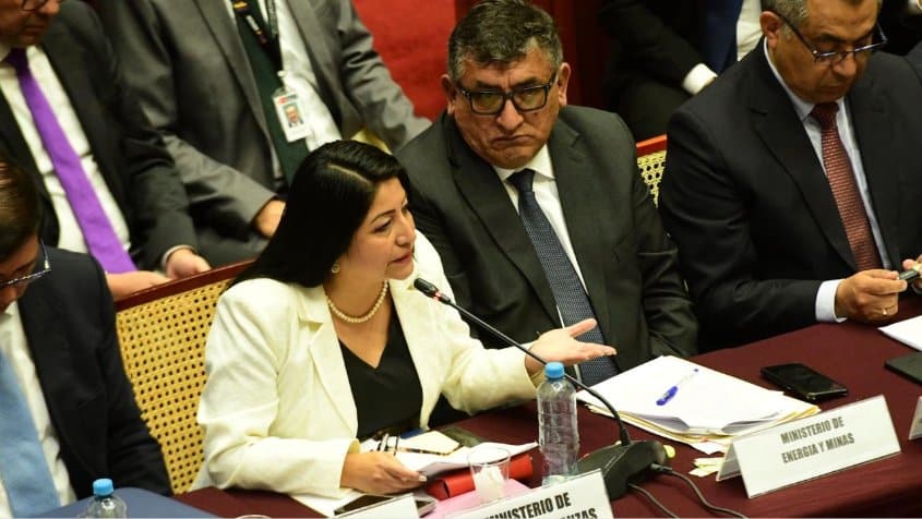 Ministra en el Congreso