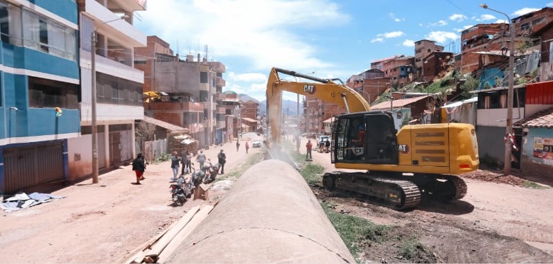 Cusco: Inician construcción de pistas y veredas en la Prolongación Avenida Ejército