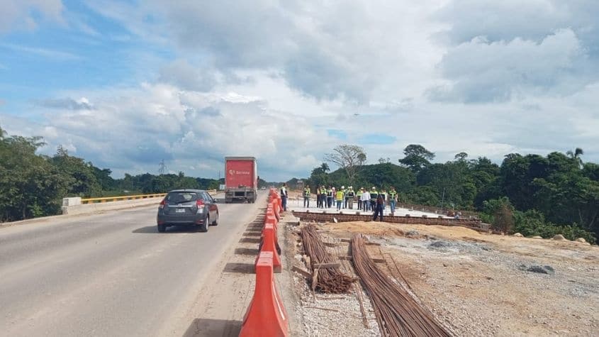 obras de aplicación de carretera