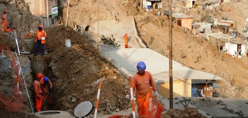 imagen referencial de ampliación de agua potable